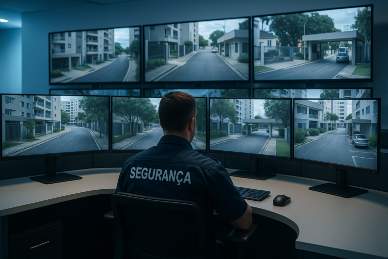 Descubra as principais tendências em segurança eletrônica para 2026 no Brasil: câmeras LPR, IA embarcada, monitoramento com dashboard e integração via API. Saiba o que já é real.