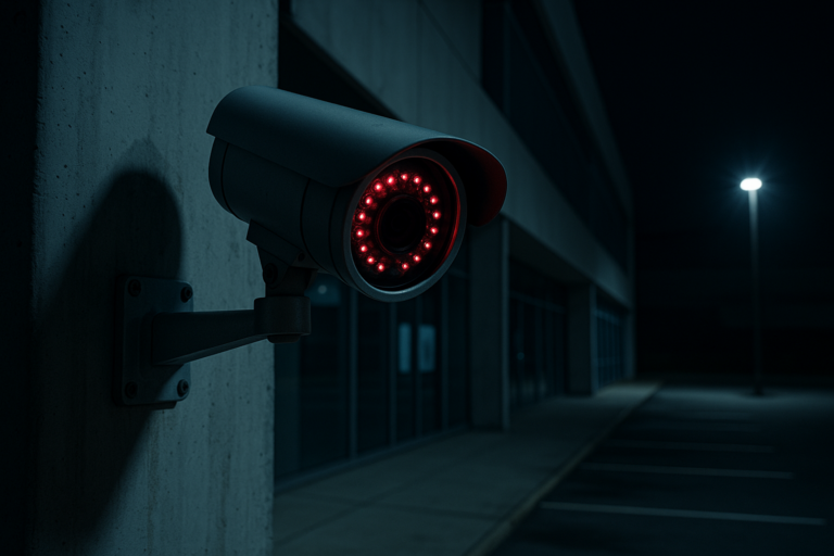 Entenda por que câmeras caras falham à noite: sensor lux, alcance do IR e IA de imagem. Saiba como resolver com iluminação correta e tecnologia adequada.