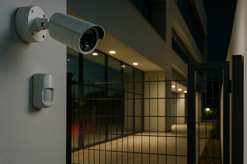 Sensor infravermelho externo e câmera com IA não se substituem: se complementam. Entenda como a detecção perimetral noturna funciona e como reduzir falsos alarmes em áreas externas.