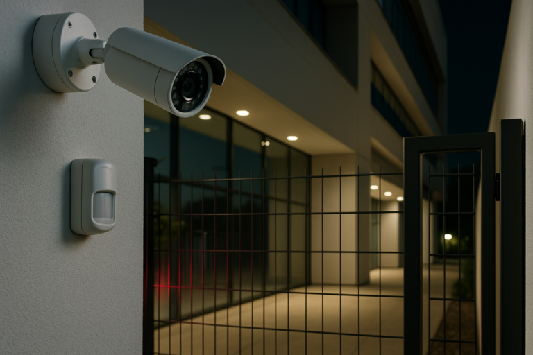 Sensor infravermelho externo e câmera com IA não se substituem: se complementam. Entenda como a detecção perimetral noturna funciona e como reduzir falsos alarmes em áreas externas.