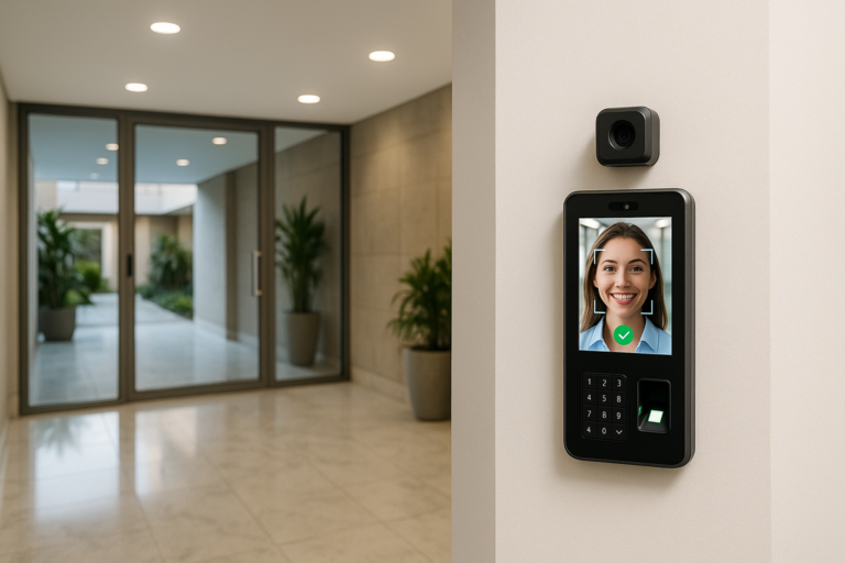 Reconhecimento facial, biometria digital ou QR code: saiba qual tecnologia de controle de acesso escolher para o seu condomínio em 2026. Comparativo técnico completo.